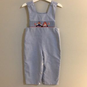 Raggedy Ann and Andy Smocked Longall